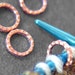 SPECIAL- (31) US5 Mix - Handmade Copper Ring Stitch Markers
