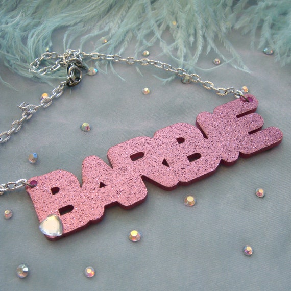 barbie necklace etsy