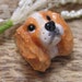 Cavalier King Charles Spaniel Blenheim Polymer Clay Dog European Charm Nanjodogz Big Hole Bead