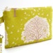 Zippered Wristlet with Detachable Wrist Strap-Joel Dewberry Fabric