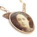 RESERVED for Sarah Hunter - Antique Photograph Under Glass Art Assemblage Statement Necklace
