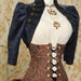 Waist 39 to 41 Copper Paisley Wench Corset