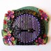 Hobbit Door for the Fairies in Plum