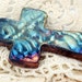 Raku Cross Pendant
