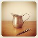Vintage Stainless Steel Mini Pitcher - Creamer