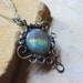 Elven Tears Petite Pendant - Rainbow Labradorite