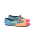 size 8.5 COLOR BLOCK leather oxfords by NINA 39