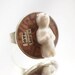 Mixed Media Frozen Charlotte Ring Love Large One of a Kind Finger Art