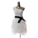 Vera Wang Inspired Toga short wedding reception dress / bridesmaid dress Gown Bridal Elegant Classy