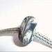 Luccicare Lampwork Bead - Lined with Sterling Silver
