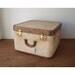 Vintage Suitcase - Wooden Suitcase - 1940 - Crocodile