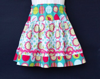 Boutique Girls Skirt UNDERSEA ADVENTURE by WhimsicalDragonfly