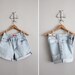 on hold - vintage pale Esprit cut & cuff denim shorts