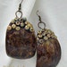 Bead Clustered Gourd Earrings
