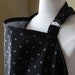 Nursing Cover-Gray Dots On Black-Free Shipping When Purchased With A Wrap