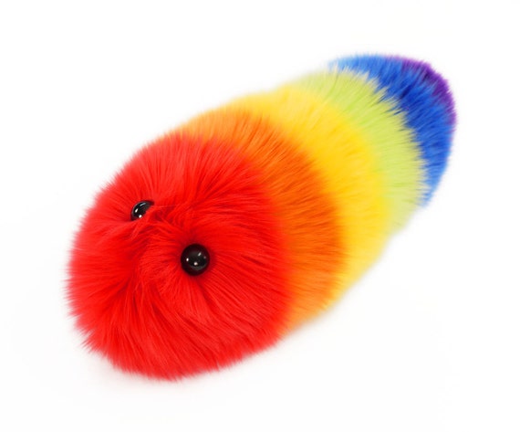 rainbow worm plush