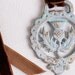 Thistle While You Work- Painted Vintage English Saddle Charm