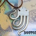 Forktopus Pendant -- Handmade From an Antique Sterling Silver Plated Fork -- An All New Doctor Gus Recycled Silverware Creation