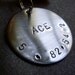 Warm Wags Stainless Steel Personalized Dog ID Collar Tag