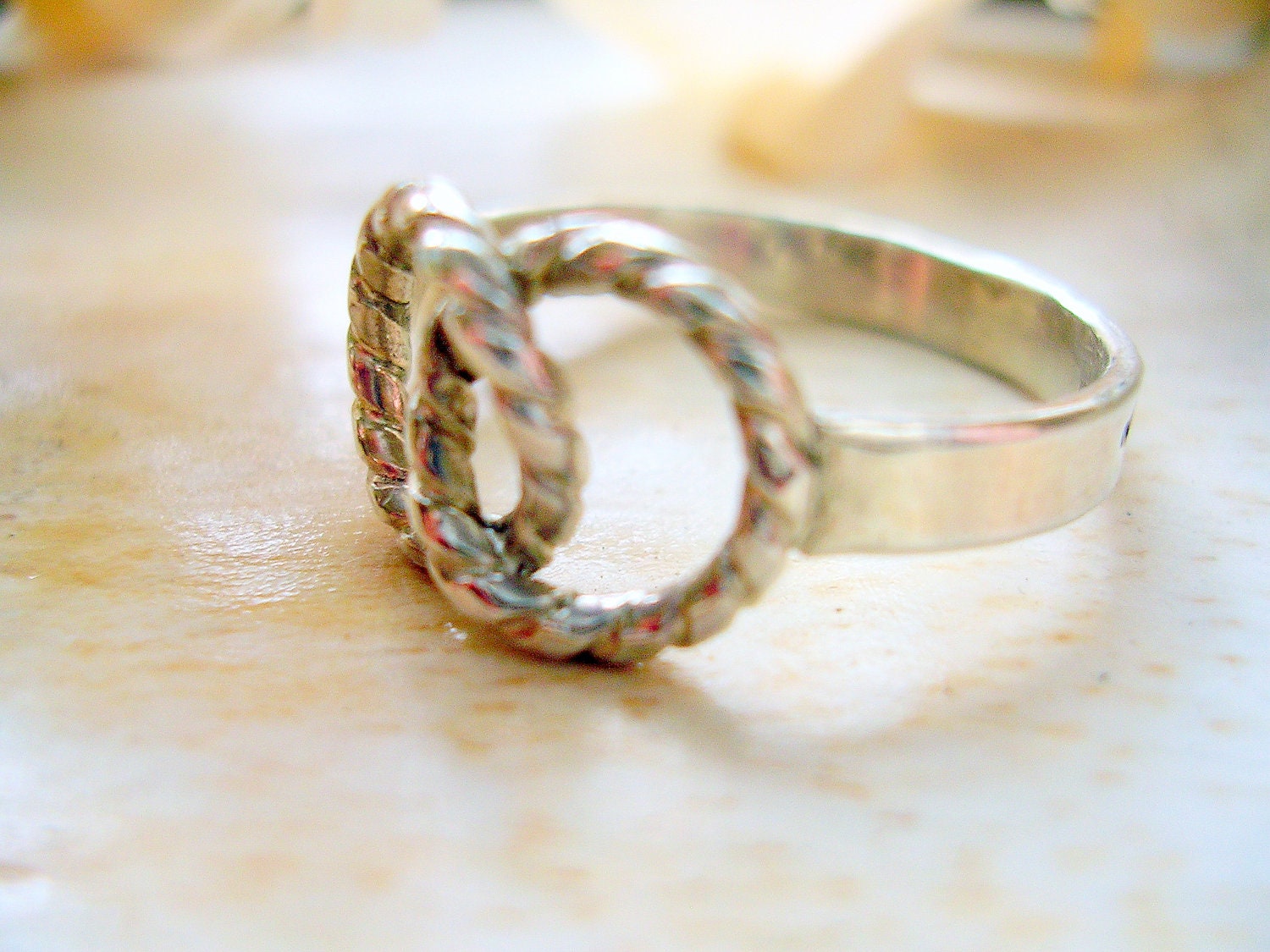 Promise Ring Together Forever Intertwined Eternity Ring