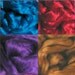 roving fiber top Bamboo Jewel Tones Arabian Nights Phatfiber August Intensely Saturated Rich 2 oz total