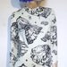 Vintage 60s Psychedelic Graphic MOD Butterfly Tunic Blouse Mini Dress Size 6