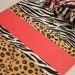 ANIMAL PRINT CLIPBOARD You Pick Glitter Color