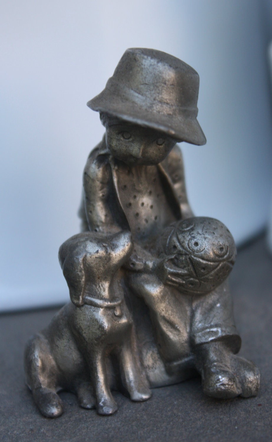 Holly Hobbie Limited Edition Pewter Best Friends Figurine