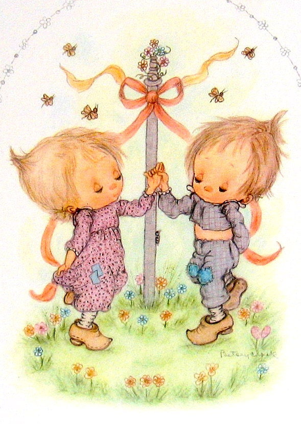 Betsey Clark I love my friend 1972 Vintage Book Page