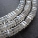 Mystic Crystal Rock Quartz squared stone beads - 26 beads 6mm X 5mm X 2mm