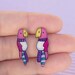 Parrots studs earrings