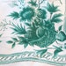 Vintage Green Floral Table Cloth