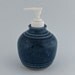 Soap / Lotion Dispenser - Blue / Handmade Wheel Thrown Pottery