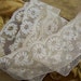 Vintage French Valenciennes Lace Yardage, Wide . . . embellishment for crazy quilts, heirloom sewing, scrapbooks, pillows, sachets, collage