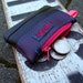 Change purse wallet eco friendly vegan made from reclaimed vinyl and bike inner tube
