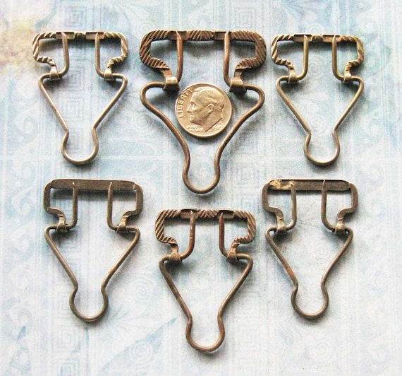 Antique Buckle Lot Bib Overall Suspender Clip by FOUNDLINGS