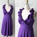 RESERVED for GRACIE violet purple dress, mid-October shipment