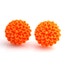 Orange Chrysanthemum Earrings