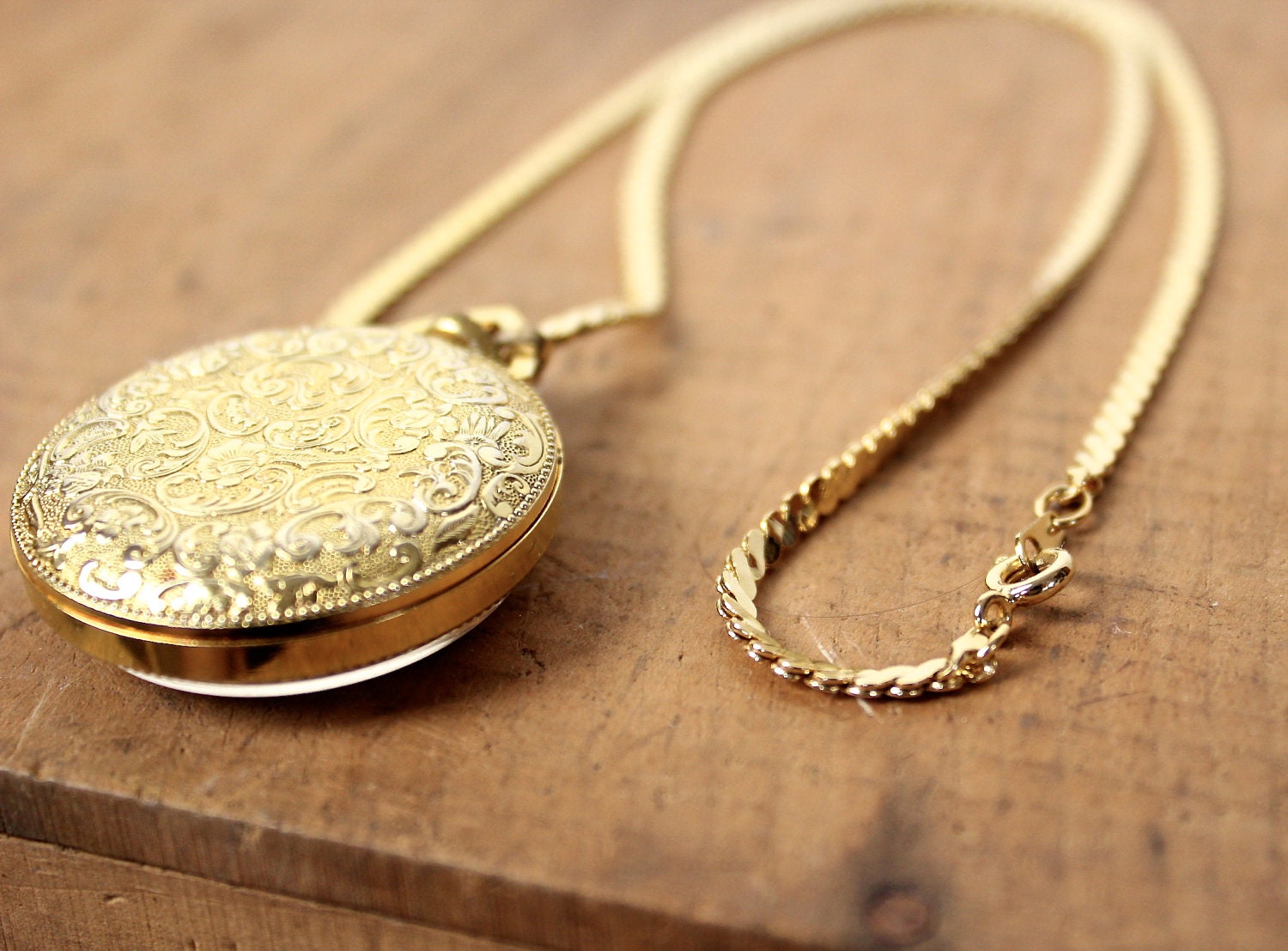 Pocket Watch Necklace Lucerne Watch Necklace