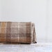 Vintage Wool Plaid Camp Blanket