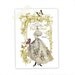 French Vintage Mannequin Butterfly Wedding Dress Art Print Salon Papillon ACEO Giclee