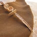 Cactus Rib Fine Silver Pendant with Fossil Mastodon Ivory, Quartz, Shell on Handwoven Strand