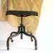 Vintage Industrial Stool, Pedigo, Office Military Industrial Decor , Man Gift