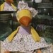 Whimsy art doll Chicken Shabby cottage decor