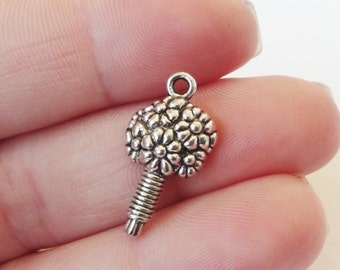 10 Flower Bouquet Charms 22.30x12x4.50mm