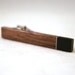 Tie Clip: American Walnut with Aluminum and African Ebony Accents (TB-082)