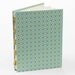 Mint green journal, handmade notebook, diary, blank book, gift under 15