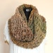 RESERVED for Shannon - Multicolor Angora Mohair Blend Sparkly Large Loop Scarf- Ready to Ship