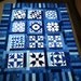 Blue and White Twin Size Quilt Top
