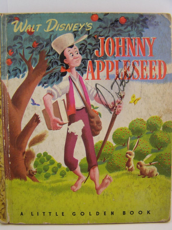 Walt Disney's Johnny Appleseed 1949 vintage Little Golden
